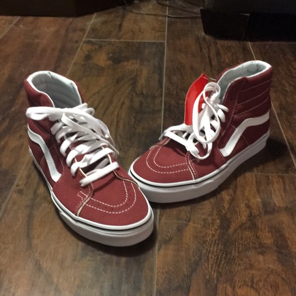 High top maroon vans. - Picture 2 of 3